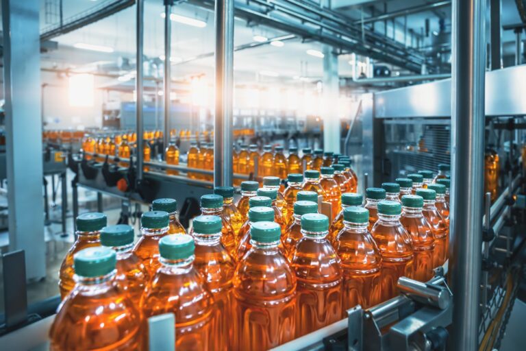 stock bottle beverage production