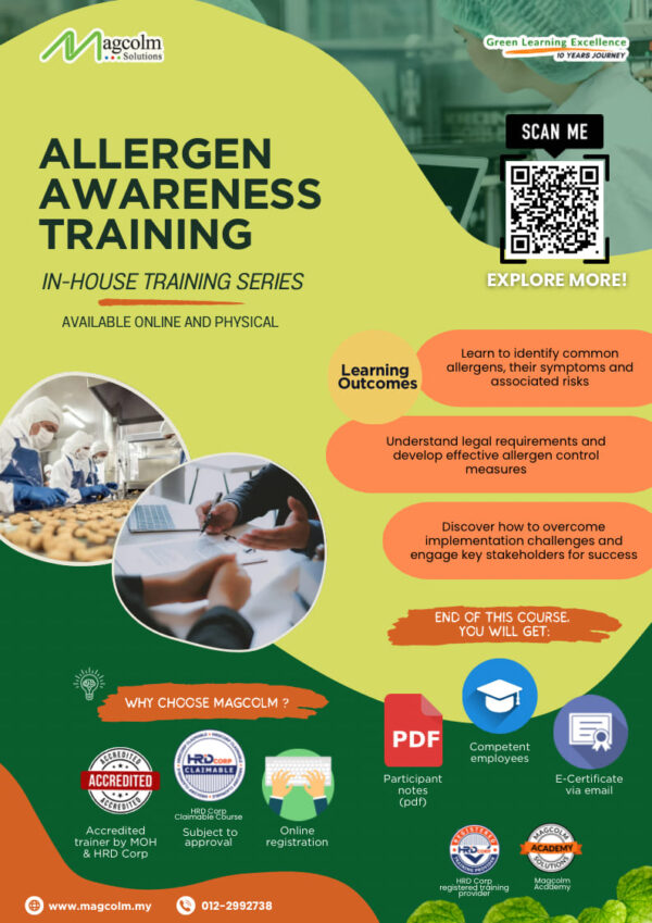 Allergen Awareness Training In-House (Customized)