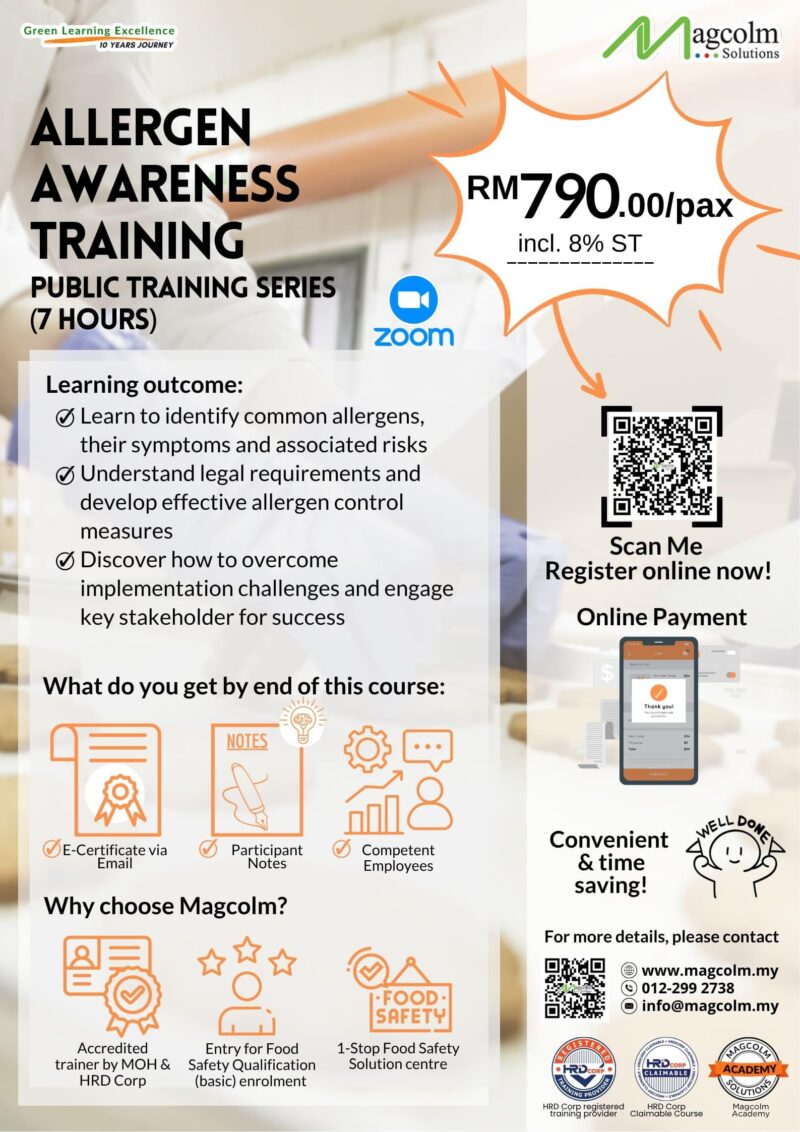 Allergen Awareness Training Online Public
