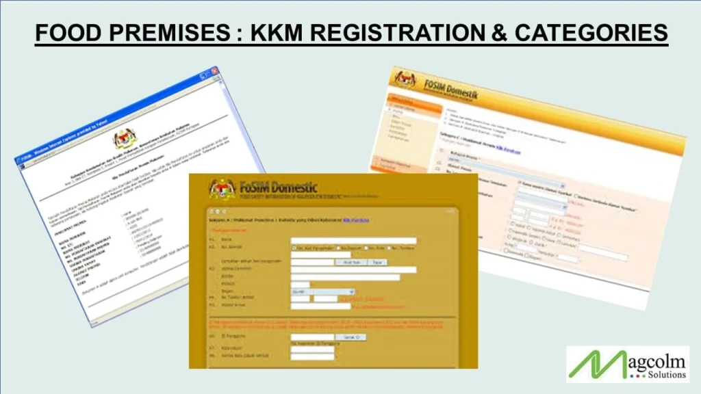Food Premises: KKM Registration & Categories